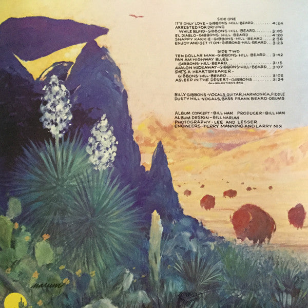 ZZ Top - Tejas (Vinyl, LP, Album) Very Good (VG) / Very Good Plus (VG+)