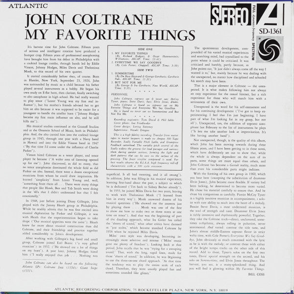 John Coltrane - My Favorite Things = マイ・フェイヴァリット・シングス (Vinyl, LP, A...