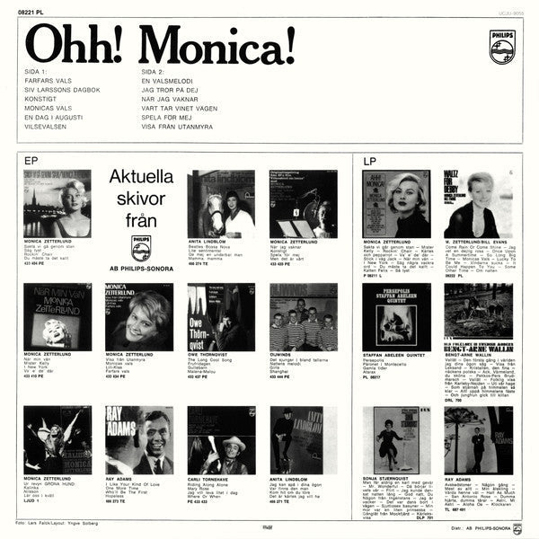 Monica Zetterlund - Ohh! Monica! (Vinyl, LP, Album, Remastered, Reissue, Limited Edition, Mono) Near Mint (NM or M-) / Near Mint (NM or M-)