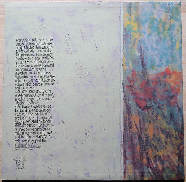 Everything But The Girl - Eden (Vinyl, LP, Album) Good Plus (G+) / Very Good (VG)