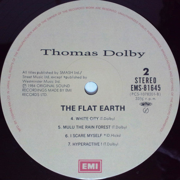 Thomas Dolby - The Flat Earth (Vinyl, LP, Album) Very Good Plus (VG+) / Very Good Plus (VG+)
