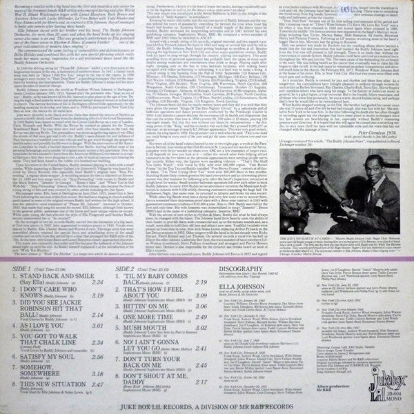 Ella Johnson - Say Ella (Vinyl, LP, Compilation, Mono) Very Good (VG) / Very Good Plus (VG+)