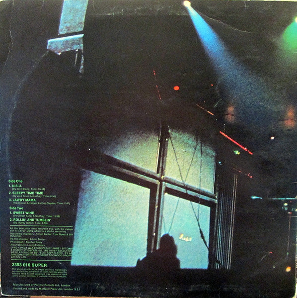 Cream (2) - Live Cream (Vinyl, LP, Album) Good Plus (G+) / Good Plus (G+)