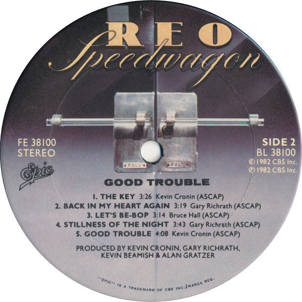 REO Speedwagon - Good Trouble (Vinyl, LP, Album) Very Good (VG) / Very Good (VG)
