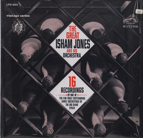 Isham Jones Orchestra - The Great Isham Jones And His Orchestra (Vinyl, LP, Compilation, Reissue, Mono) Very Good (VG) / Very Good (VG)