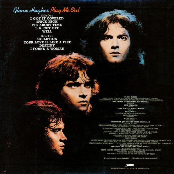Glenn Hughes - Play Me Out (Vinyl, LP, Album, Reissue) Very Good Plus (VG+) / Very Good (VG)