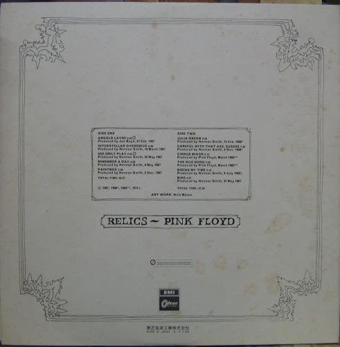 Pink Floyd - Relics (Vinyl, LP, Compilation, Stereo)
