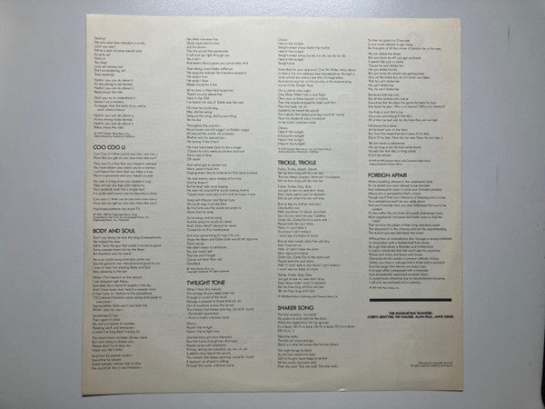 The Manhattan Transfer - Extensions (Vinyl, LP, Album)