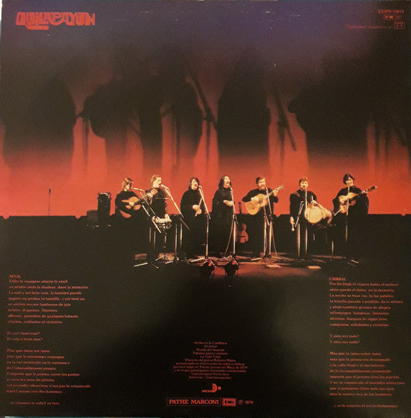 Quilapayún - Umbral (Vinyl, LP, Album) Very Good Plus (VG+) / Good Plus (G+)