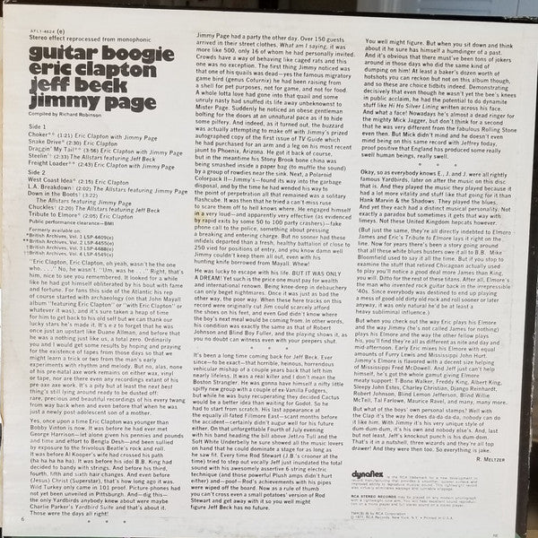 Eric Clapton - Guitar Boogie (Vinyl, LP, Compilation, Reissue) Very Good Plus (VG+) / Very Good (VG)