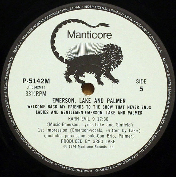 Emerson, Lake & Palmer - Welcome Back My Friends To The Show That N...