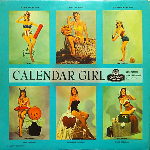 Julie London - Calendar Girl (Vinyl, LP, Album, Mono) Very Good (VG) / Very Good Plus (VG+)