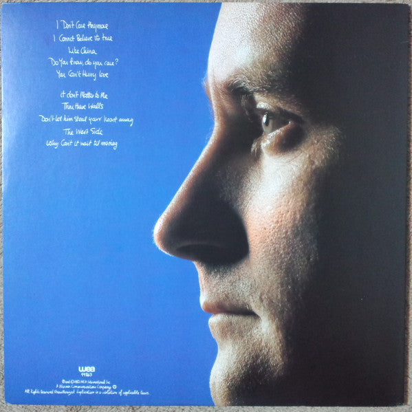 Phil Collins - Hello, I Must Be Going (Vinyl, LP, Album, Stereo) Very Good Plus (VG+) / Very Good Plus (VG+)