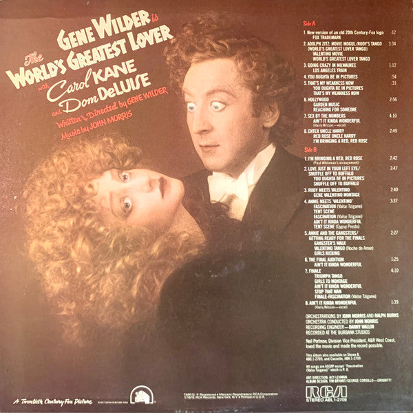 John Morris - The World's Greatest Lover (Vinyl, LP, Album, Stereo) Very Good (VG) / Very Good (VG)