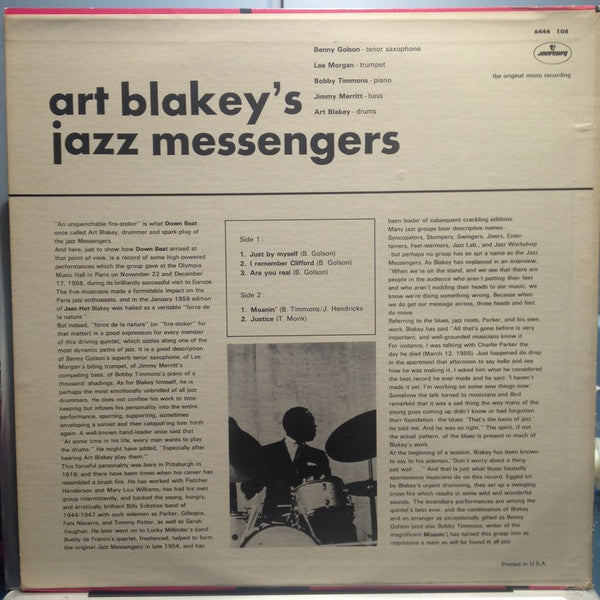 Art Blakey & The Jazz Messengers - Olympia Concert (Vinyl, LP, Albu...