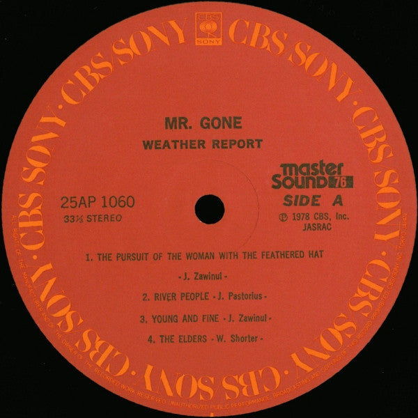 Weather Report - Mr. Gone (Vinyl, LP, Album)