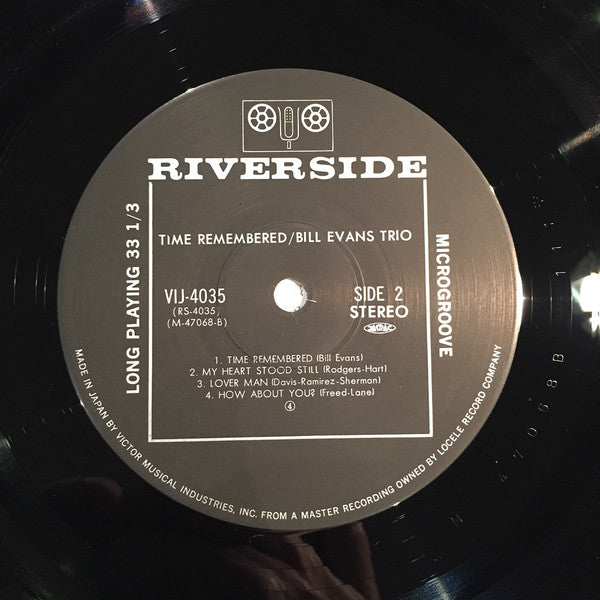The Bill Evans Trio - Time Remembered (Vinyl, LP, Compilation) Near Mint (NM or M-) / Very Good Plus (VG+)
