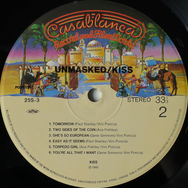 Kiss - Unmasked (Vinyl, LP, Album, Limited Edition)