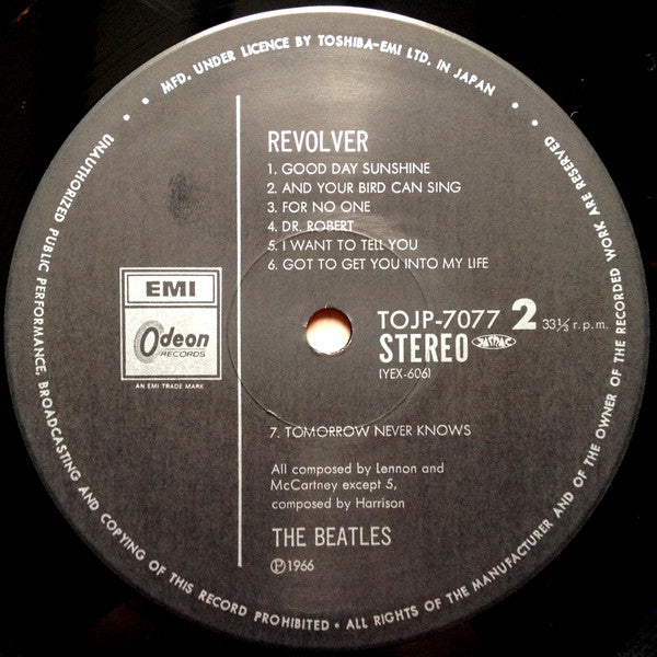 The Beatles - Revolver (Vinyl, LP, Album, Limited Edition, Reissue, Remastered, Stereo) Very Good Plus (VG+) / Very Good Plus (VG+)