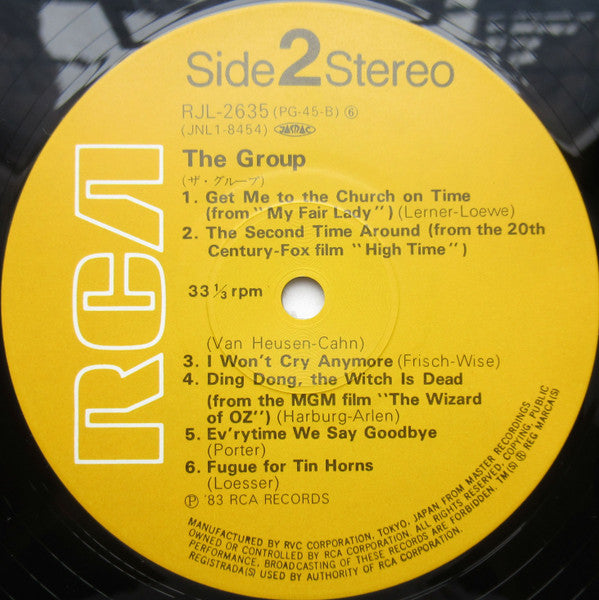 The Group (8) - The Group (Vinyl, LP, Album, Reissue, Stereo) Very Good Plus (VG+) / Very Good (VG)
