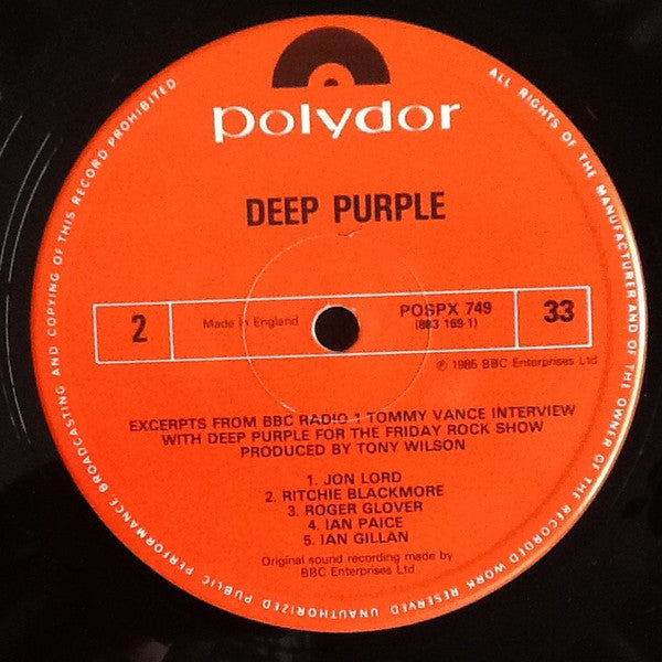 Deep Purple - Knocking At Your Back Door / Perfect Strangers (Vinyl, 12", 33 ⅓ RPM, 45 RPM, Limited Edition, Numbered) Very Good (VG) / Very Good (VG)