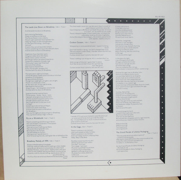 Genesis - The Lamb Lies Down On Broadway (2xVinyl, LP, Album, Stereo) Very Good (VG) / Very Good Plus (VG+)