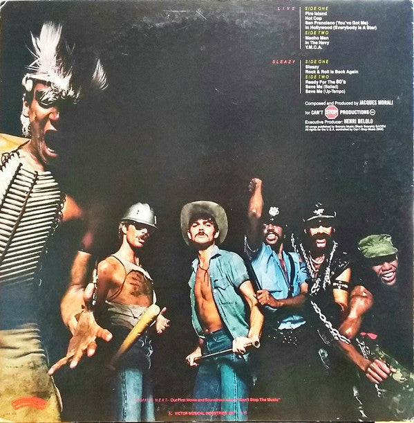 Village People - Live And Sleazy (Vinyl, LP, Album)