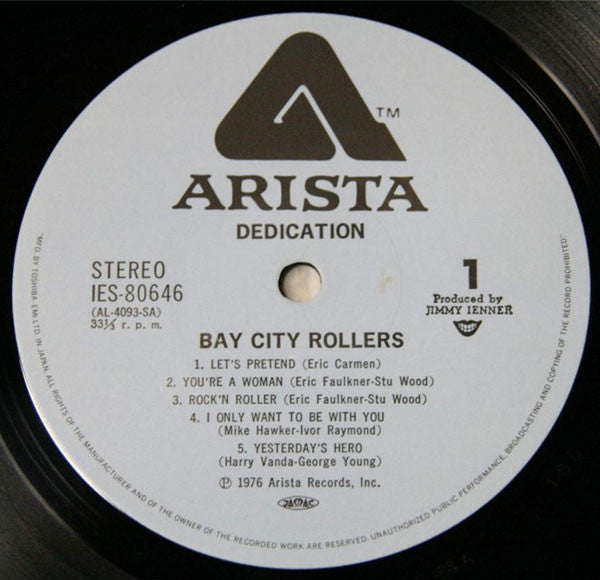 Bay City Rollers - Dedication (Vinyl, LP, Album)