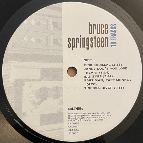 Bruce Springsteen - 18 Tracks (2xVinyl, LP, Compilation, Stereo) Very Good (VG) / Very Good Plus (VG+)