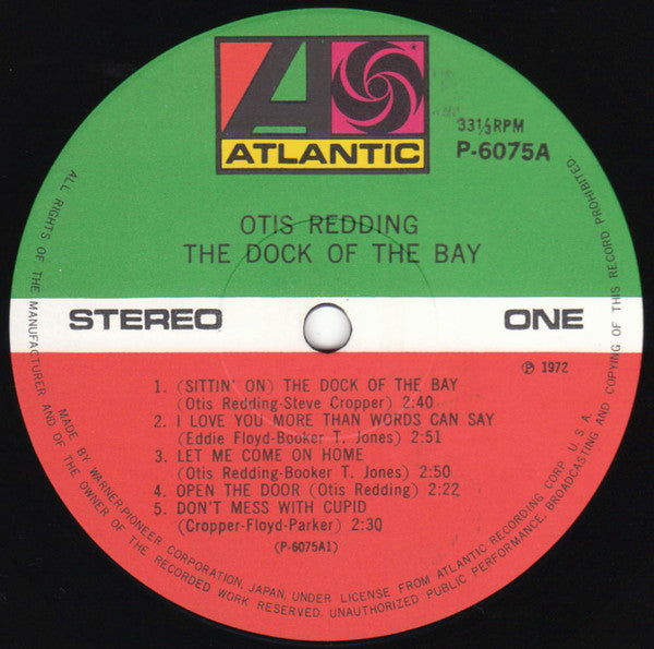 Otis Redding - The Dock Of The Bay (Vinyl, LP, Album, Reissue, Stereo)