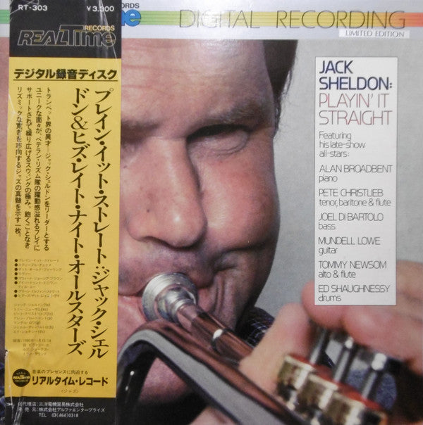 Jack Sheldon - Playin' It Straight (Vinyl, LP, Album, Limited Edition) Near Mint (NM or M-) / Very Good Plus (VG+)