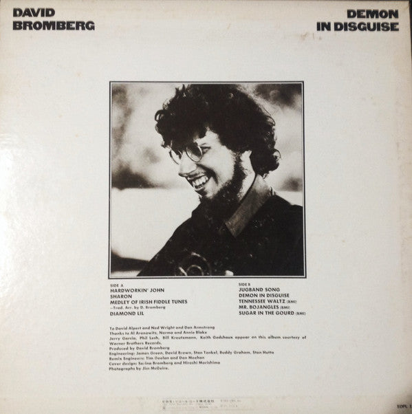 David Bromberg - Demon In Disguise (Vinyl, LP, Album) Very Good Plus (VG+) / Good Plus (G+)
