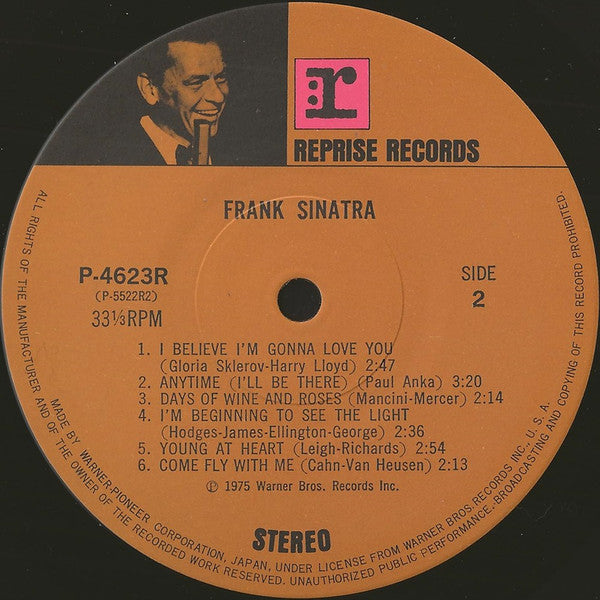 Frank Sinatra - Frank Sinatra (2xVinyl, LP, Compilation, Reissue) Very Good Plus (VG+) / Very Good (VG)