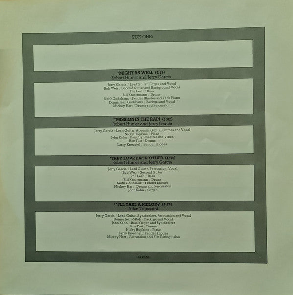 Jerry Garcia - Reflections (Vinyl, LP, Album, Reissue) Very Good (VG) / Very Good Plus (VG+)