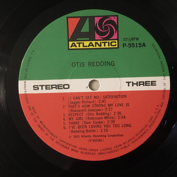 Otis Redding - Otis Redding (Vinyl, LP, Album, Compilation, Stereo)