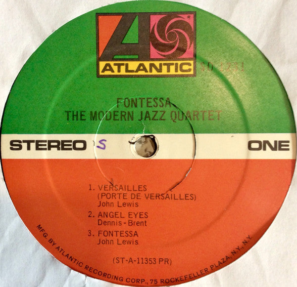 The Modern Jazz Quartet - Fontessa (Vinyl, LP, Album, Repress, Stereo) Good Plus (G+) / Very Good (VG)