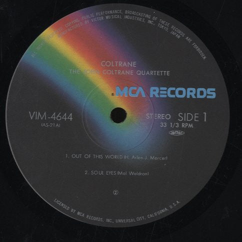 The John Coltrane Quartet - Coltrane (Vinyl, LP, Album, Stereo, Rei...