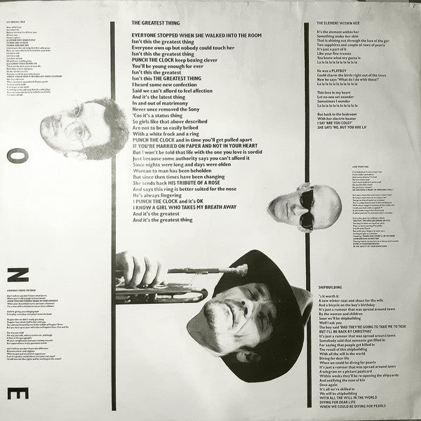 Elvis Costello & The Attractions - Punch The Clock (Vinyl, LP, Album) Very Good Plus (VG+) / Very Good (VG)