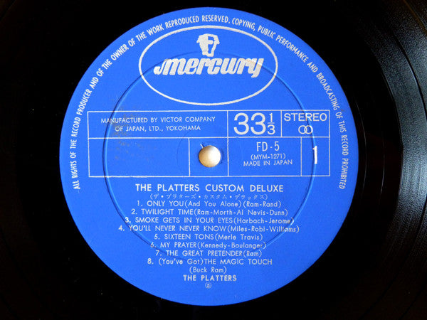 The Platters - Custom Deluxe (Vinyl, LP, Compilation, Stereo) Very Good (VG) / Very Good (VG)