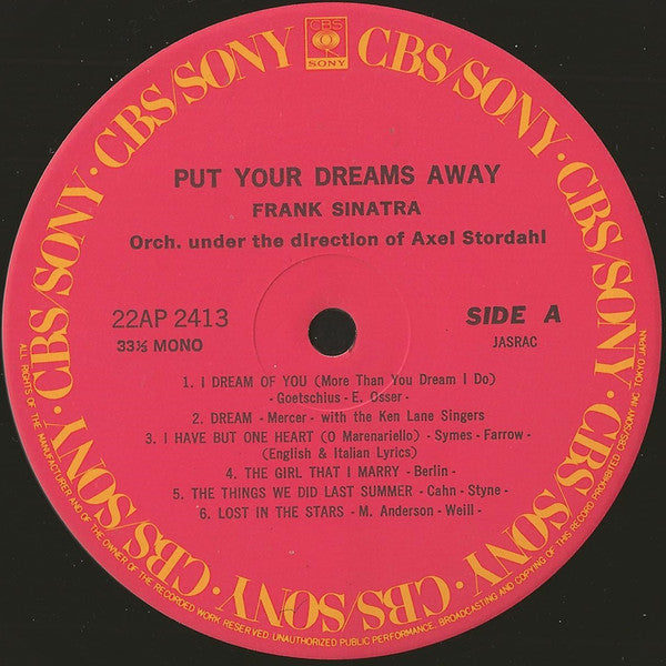 Frank Sinatra - Put Your Dreams Away (Vinyl, LP, Compilation)