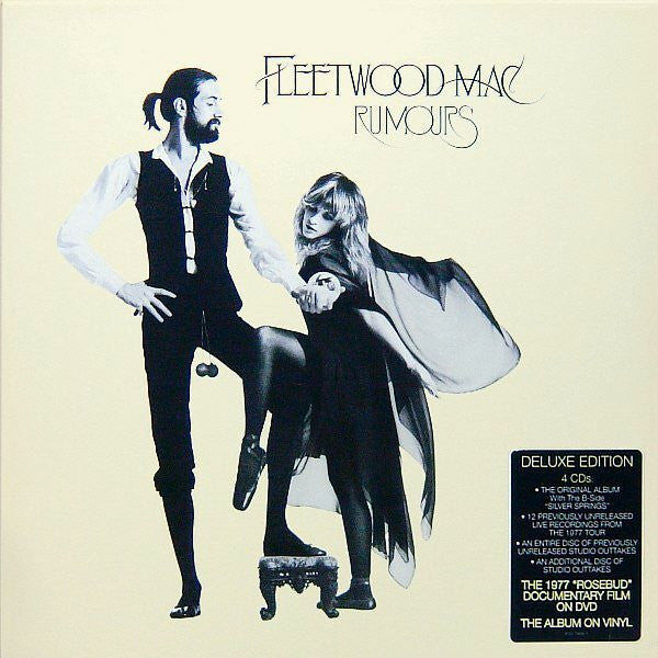 Fleetwood Mac - Rumours (CD, CD, DVD, CD, CD, Vinyl, Box Set, Album, Reissue, Remastered, Remastered, DVD-Video, NTSC, Remastered, Remastered, LP, Album, Reissue, Remastered, Deluxe Edition, Limited Edition) Near Mint (NM or M-) / Very Good Plus (VG+)
