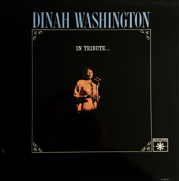 Dinah Washington - In Tribute (Vinyl, LP, Reissue) Very Good Plus (VG+) / Very Good Plus (VG+)