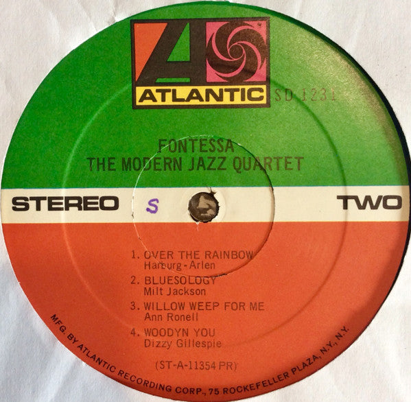 The Modern Jazz Quartet - Fontessa (Vinyl, LP, Album, Repress, Stereo) Good Plus (G+) / Very Good (VG)
