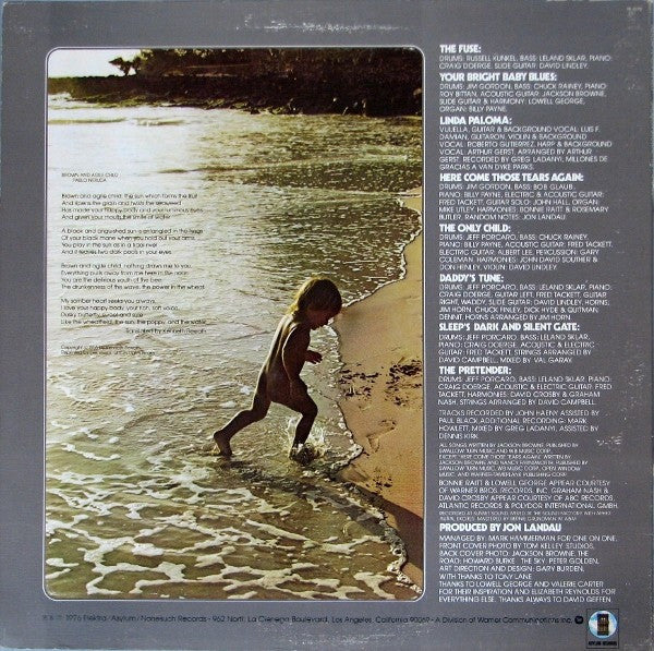Jackson Browne - The Pretender (Vinyl, LP, Album, Reissue, Stereo) Very Good (VG) / Very Good (VG)