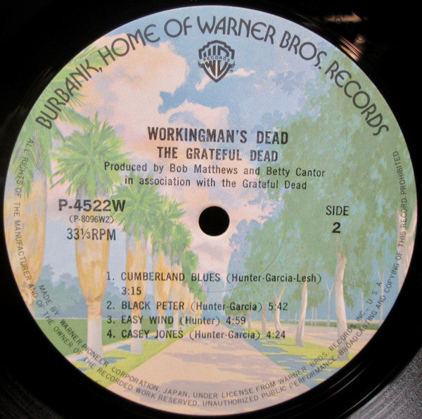 The Grateful Dead - Workingman's Dead (Vinyl, LP, Album, Limited Edition, Reissue) Very Good Plus (VG+) / Very Good Plus (VG+)