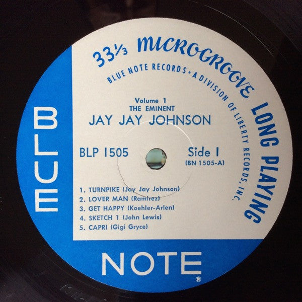 JJ Johnson - The Eminent Jay Jay Johnson Volume 1 (Vinyl, LP, Compilation, Repress, Mono) Very Good (VG) / Very Good (VG)