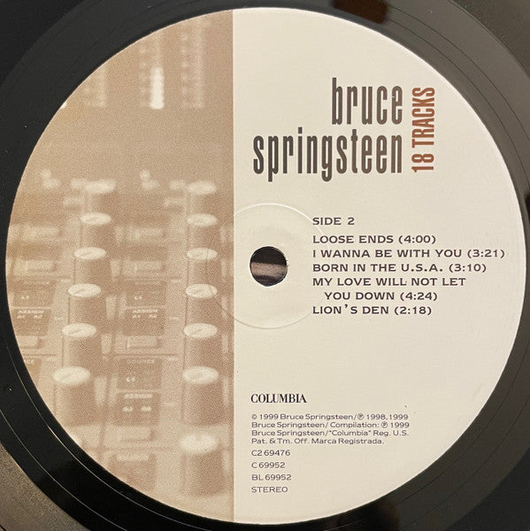 Bruce Springsteen - 18 Tracks (2xVinyl, LP, Compilation, Stereo) Very Good (VG) / Very Good Plus (VG+)