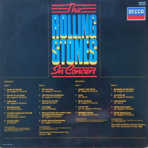 The Rolling Stones - In Concert (2xVinyl, LP, Compilation, Stereo) Very Good Plus (VG+) / Very Good Plus (VG+)