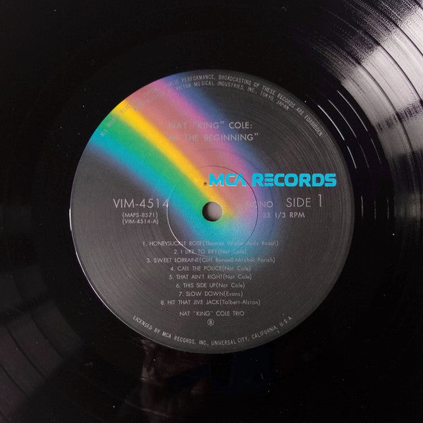The Nat King Cole Trio - In The Beginning (Vinyl, LP, Compilation, Mono) Very Good Plus (VG+) / Very Good (VG)
