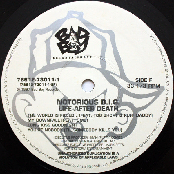 Notorious BIG - Life After Death (3xVinyl, LP, Album) Good Plus (G+) / Very Good (VG)